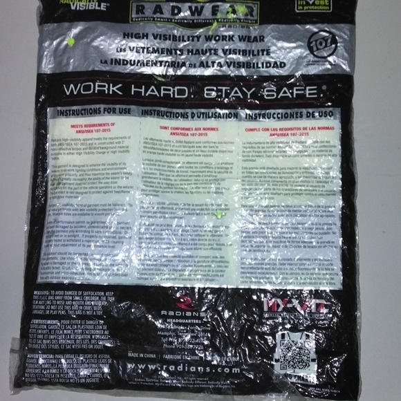 Economy safety vest class 2 type R mens 3x - Picture 5 of 5